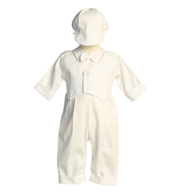 Grayson Christening Romper