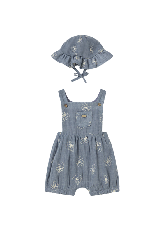 Bluestone Overall Set with Hat