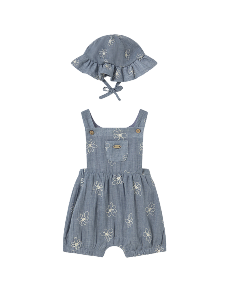 Bluestone Overall Set with Hat