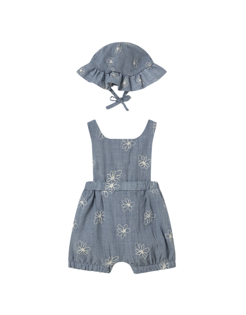 Bluestone Overall Set with Hat