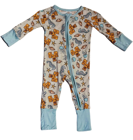 Little One Shop Ocean Sandcastles Bamboo Sleeper