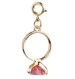 High Intencity Corporation CHARM IT! CHARM IT! Gold Heart Ring Charm