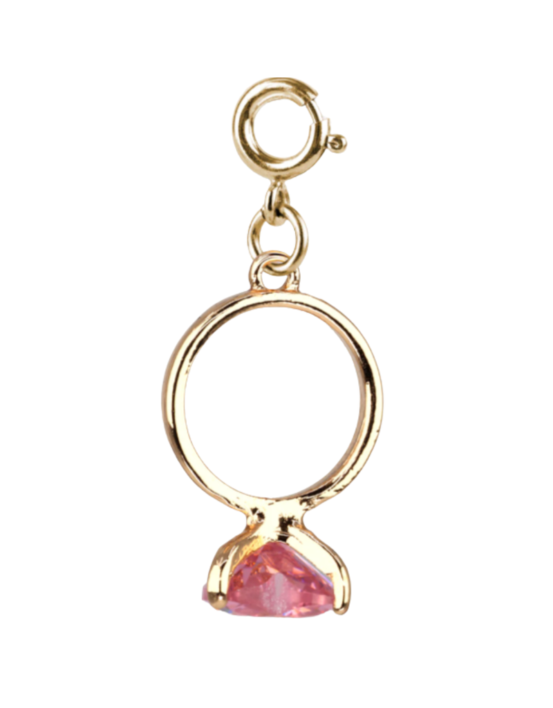 High Intencity Corporation CHARM IT! CHARM IT! Gold Heart Ring Charm