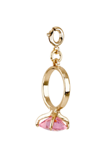 High Intencity Corporation CHARM IT! CHARM IT! Gold Heart Ring Charm