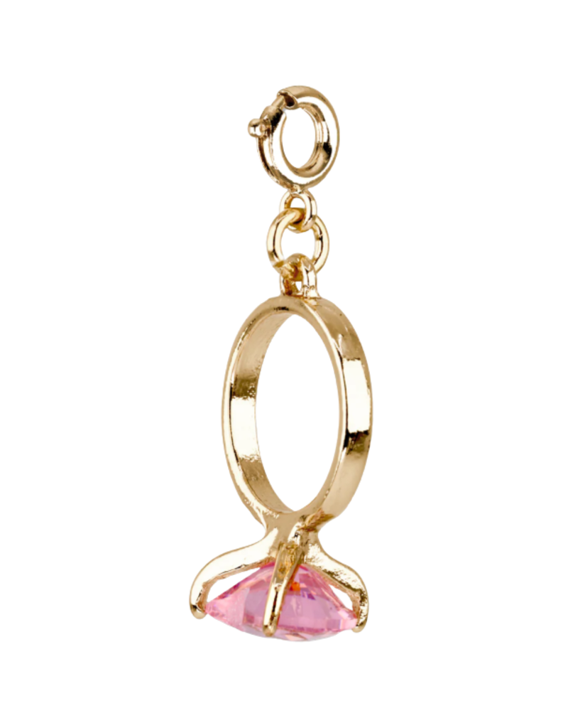High Intencity Corporation CHARM IT! CHARM IT! Gold Heart Ring Charm
