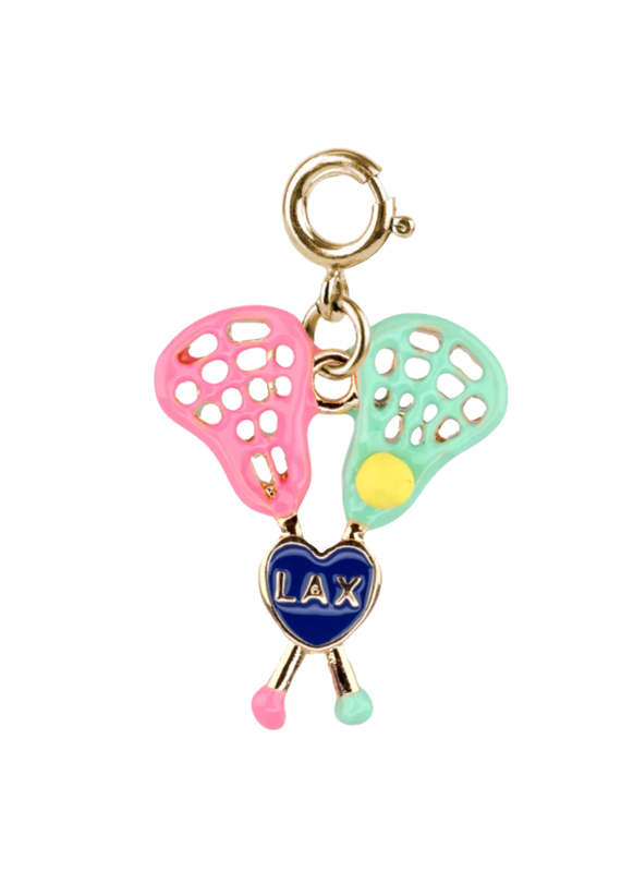 CHARM IT! Gold Lacrosse Charm