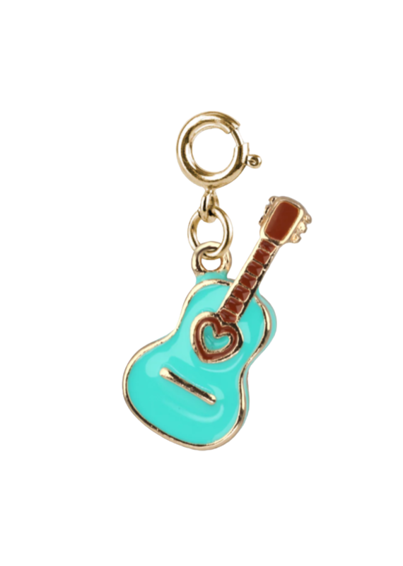 High Intencity Corporation CHARM IT! CHARM IT! Gold Rebel Girls Guitar Charm