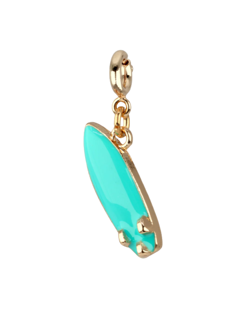 High Intencity Corporation CHARM IT! CHARM IT! Gold Rebel Girls Surfboard Charm