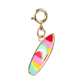 CHARM IT! Gold Rebel Girls Surfboard Charm