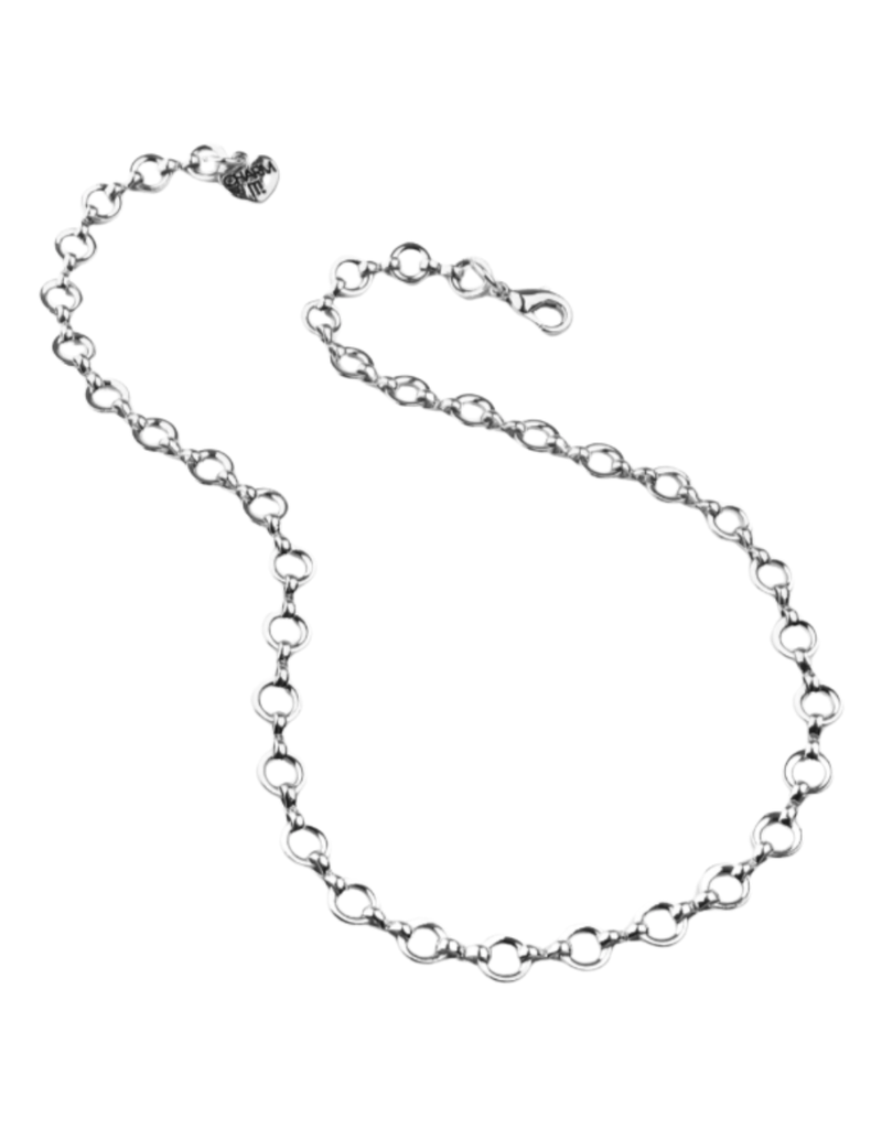High Intencity Corporation CHARM IT! CHARM IT! Silver Chain Choker Necklace