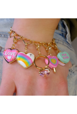 High Intencity Corporation CHARM IT! CHARM IT! Gold Heart Chain Bracelet