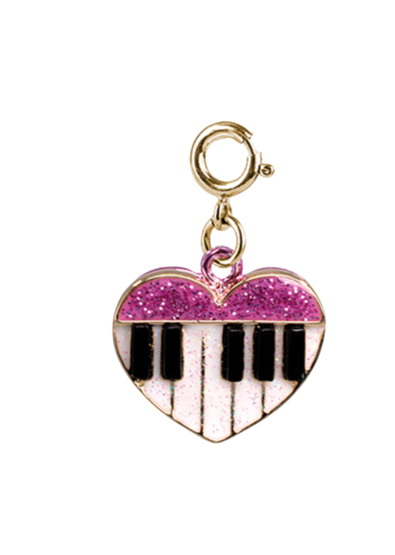 CHARM IT! Gold Glitter Piano Charm