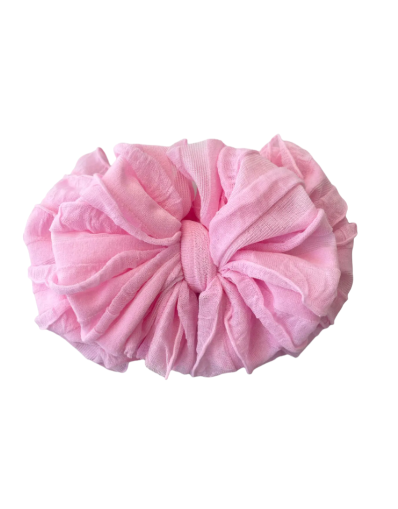 rockin royalty Bubblegum Ruffled Headband