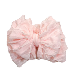rockin royalty Sweet Pink Ruffled Headband