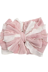rockin royalty Tickled Pink Ruffled Headband