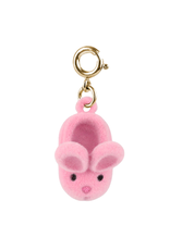 CHARM IT! Gold Furry Bunny Slipper Charm