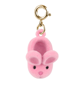 CHARM IT! Gold Furry Bunny Slipper Charm