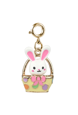 High Intencity Corporation CHARM IT! CHARM IT! Gold Easter Bunny Basket