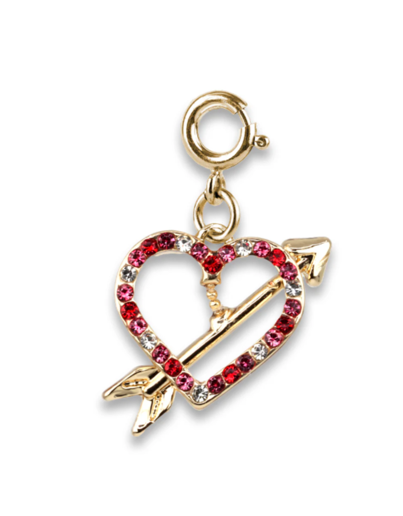 High Intencity Corporation CHARM IT! CHARM IT! Gold Heart and Arrow Charm