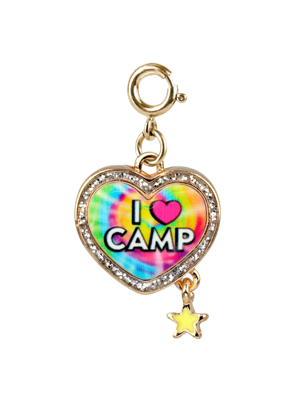 CHARM IT! Gold I Love Camp Charm
