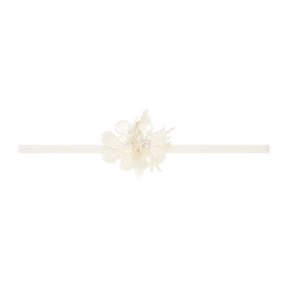 Skinny Headband Faux Leather Snowflake
