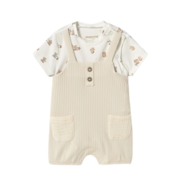 Bunny Teddy Pottery Romper