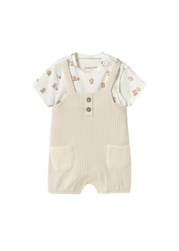 Bunny Teddy Pottery Romper