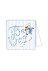 RosanneBeck It's A Boy Blue Diaper Bag Card