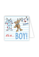 It's a Boy Clothesline Card