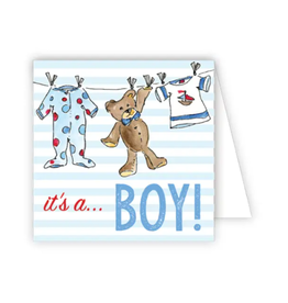 It's a Boy Clothesline Card