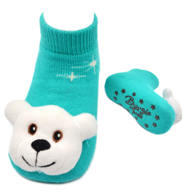 Polar Bear Rattle Sock 0-12m