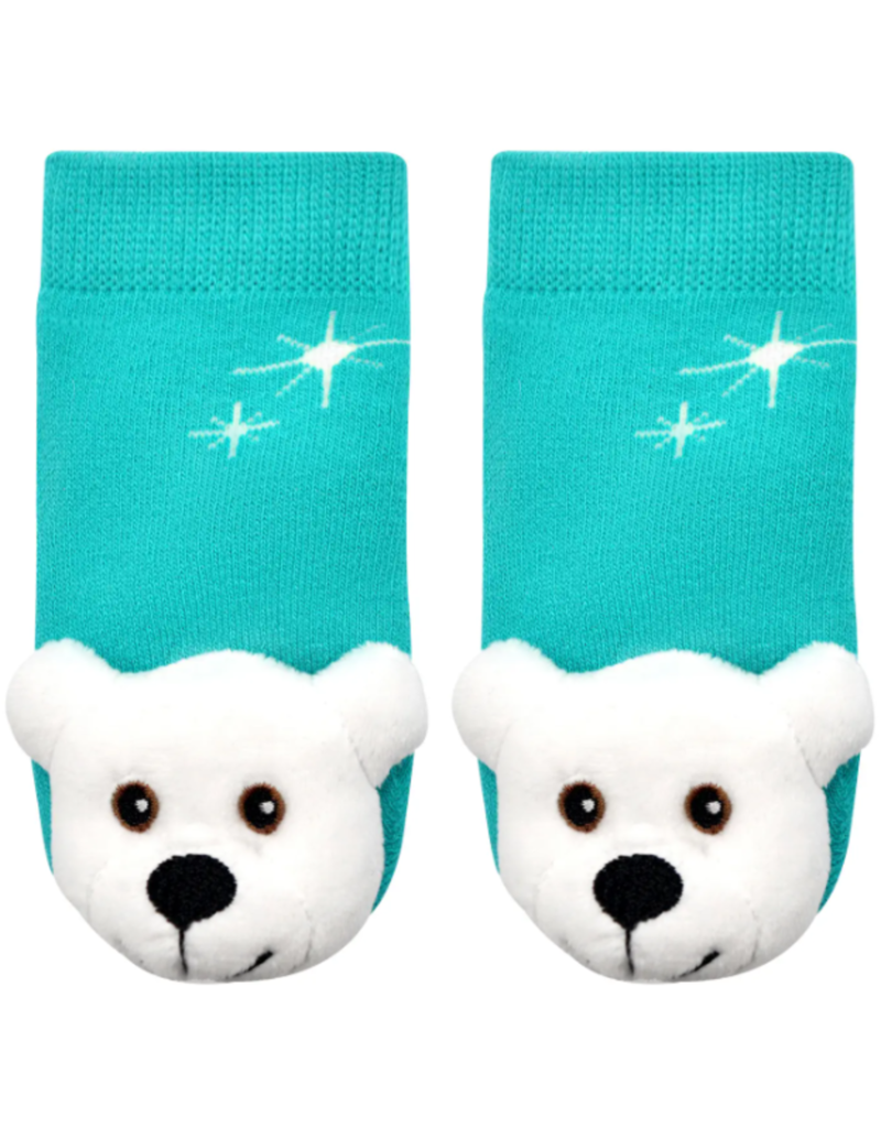 Liventi Polar Bear Rattle Sock 0-12m