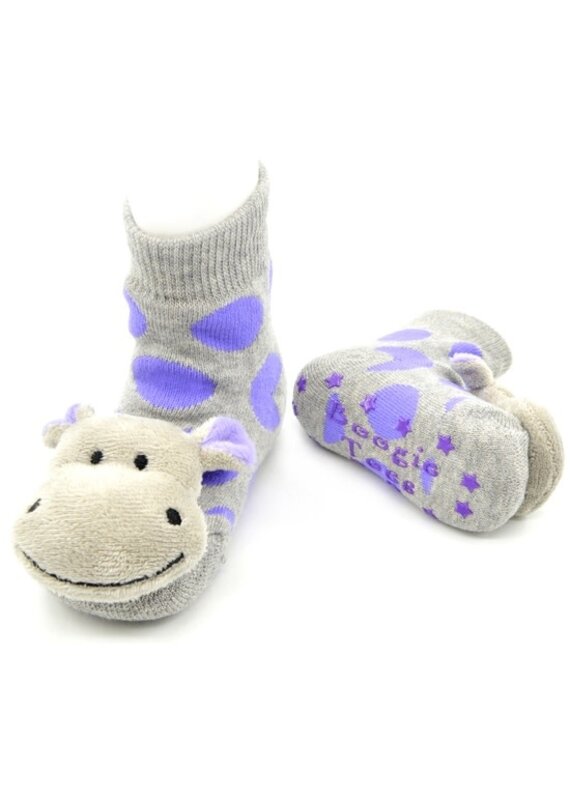 Liventi Happy Hippo Rattle Socks 0-12m
