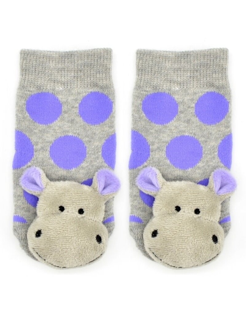 Liventi Happy Hippo Rattle Socks 0-12m