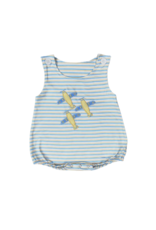 Aier Striped Plane Romper