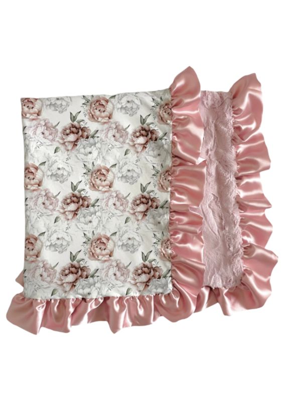 rockin royalty Floral Dreams Luxe Cuddle Blanket