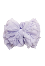 rockin royalty Lavender Ruffled Headband