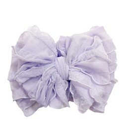 rockin royalty Lavender Ruffled Headband
