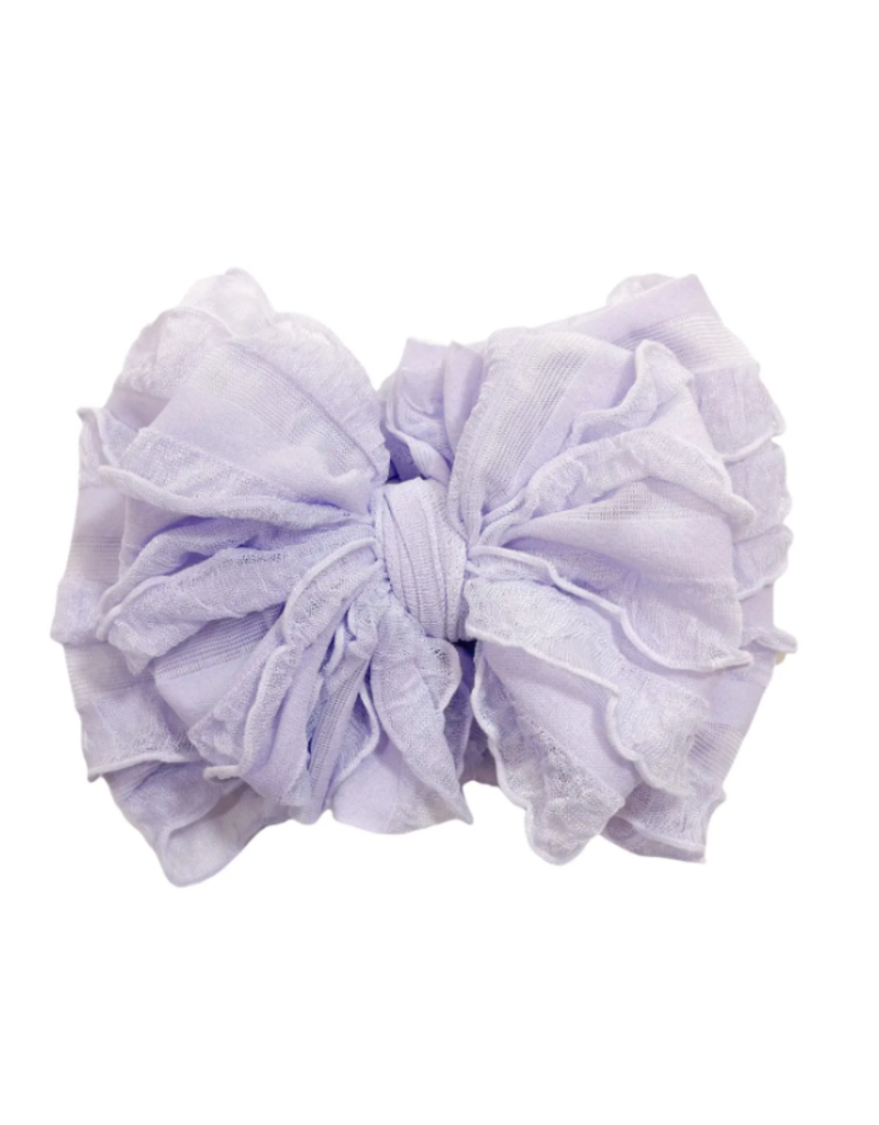 rockin royalty Lavender Ruffled Headband