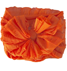 rockin royalty Orange Ruffled Headband