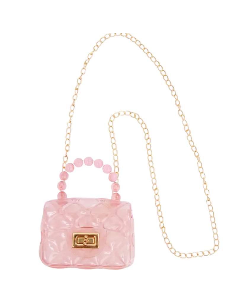 Clear Jelly Purse Pink