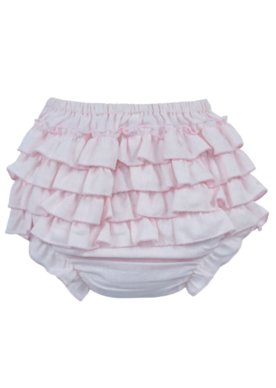 Yo Baby Pink Ruffle Diaper Cover