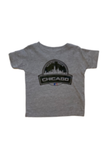 Tracy's Treasures White SOX Cityscape Gray Short Sleeve Shirt