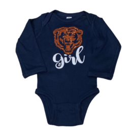 Tracy's Treasures Bears Girl Long Sleeve Onesie