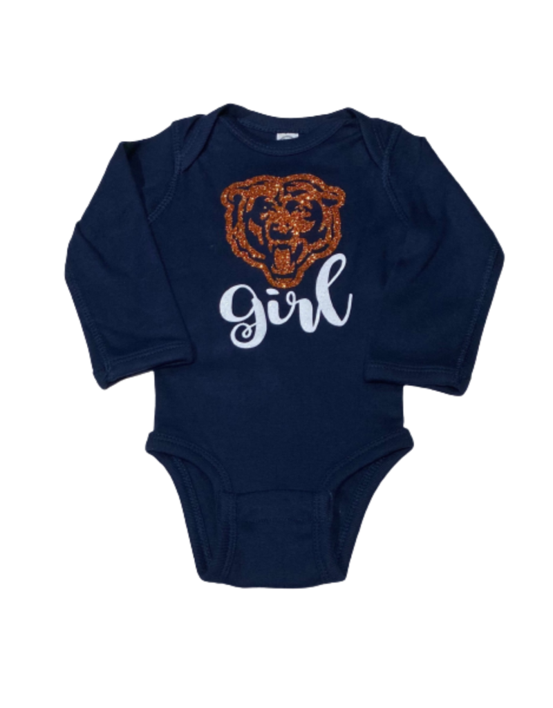 Bows & Babes Bears Girl Long Sleeve Onesie