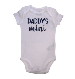 Daddy's Mini Short Sleeve Onesie
