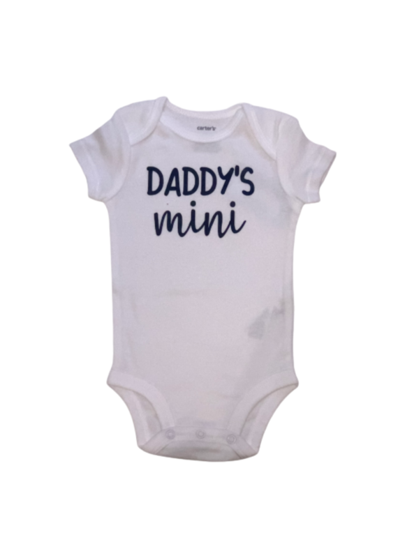 Daddy's Mini Short Sleeve Onesie