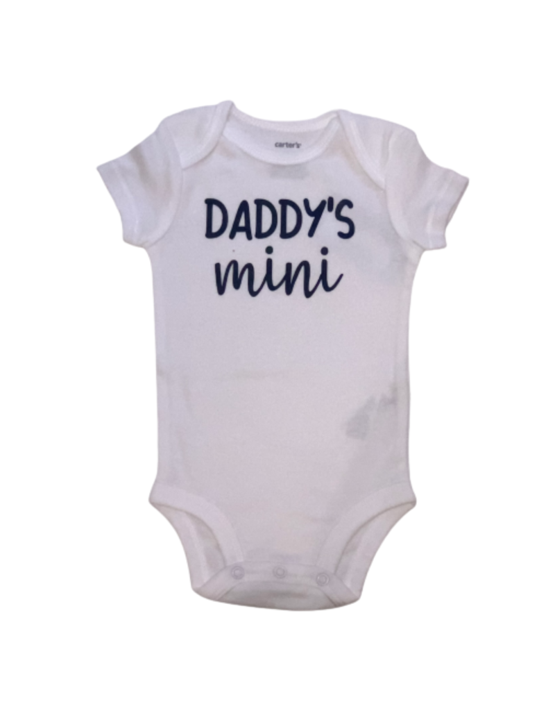 Daddy's Mini Short Sleeve Onesie