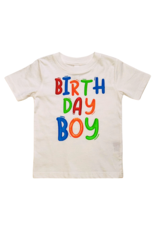 Tracy's Treasures Birthday Boy Primary Colors Short Sleeve