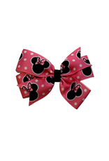 Minnie Mouse Small Pinwheel Bow Pink